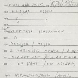 Eastern questionnaire, answ...
