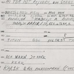 Eastern questionnaire, answ...