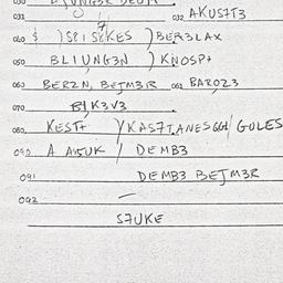 Eastern questionnaire, answ...