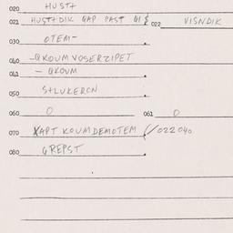 Eastern questionnaire, answ...