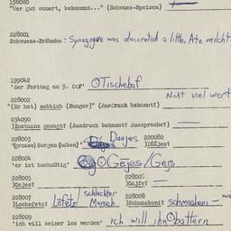Western questionnaire, answ...