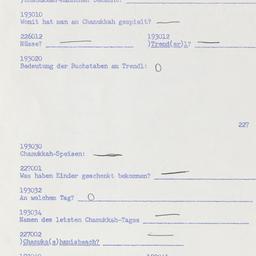 Western questionnaire, answ...
