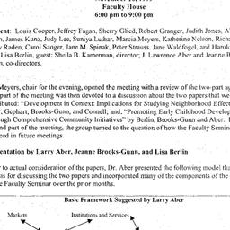 Minutes, 1999-11-10. Child ...