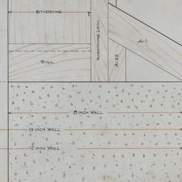 Foundation, sill section