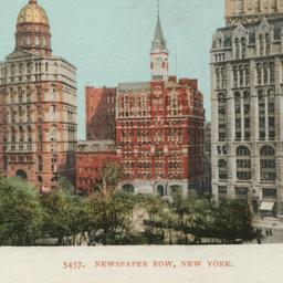 Newspaper Row, New York