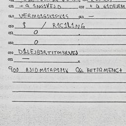 Eastern questionnaire, answ...