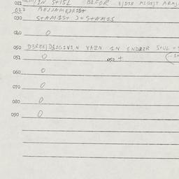 Eastern questionnaire, answ...