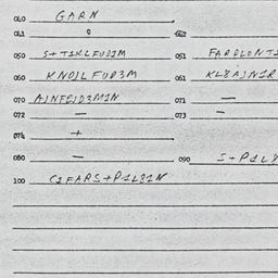 Eastern questionnaire, answ...