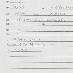 Eastern questionnaire, answ...
