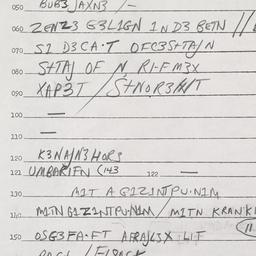 Eastern questionnaire, answ...