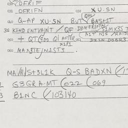 Eastern questionnaire, answ...