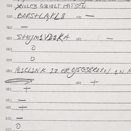 Eastern questionnaire, answ...