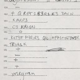 Eastern questionnaire, answ...