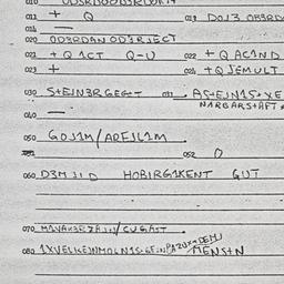 Eastern questionnaire, answ...
