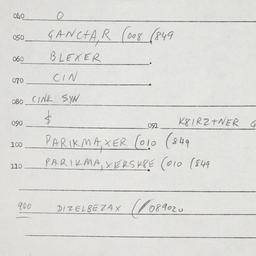 Eastern questionnaire, answ...