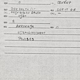 Eastern questionnaire, answ...