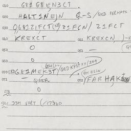 Eastern questionnaire, answ...