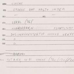 Eastern questionnaire, answ...