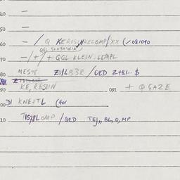 Eastern questionnaire, answ...