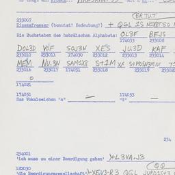 Western questionnaire, answ...