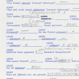 Western questionnaire, answ...