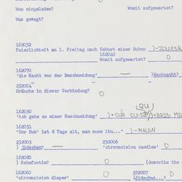 Western questionnaire, answ...