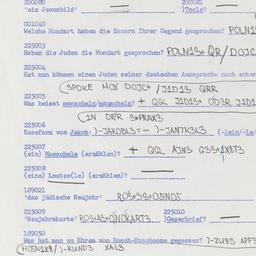 Western questionnaire, answ...