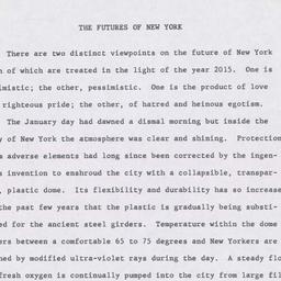 New York's Future as I ...