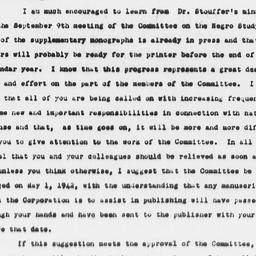 Letter from Frederick P. Ke...