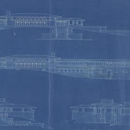 Working drawing #3: South, ...