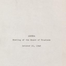 Meeting of the Board of Tru...