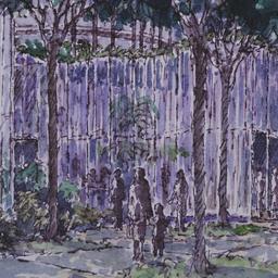 Perspective drawing of prom...