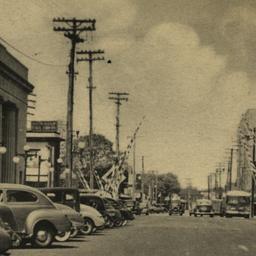 Looking North on Broadway, ...