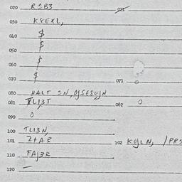 Eastern questionnaire, answ...