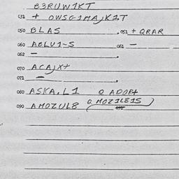 Eastern questionnaire, answ...