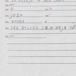 Eastern questionnaire, answ...