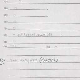 Eastern questionnaire, answ...