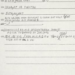 Eastern questionnaire, answ...