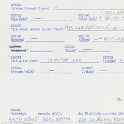 Western questionnaire, answ...
