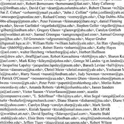Announcements, 2003-11-19. ...
