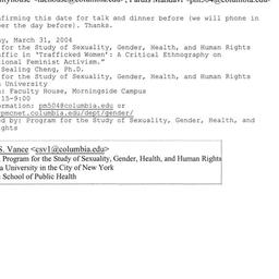 Correspondence, 2004-03-31....