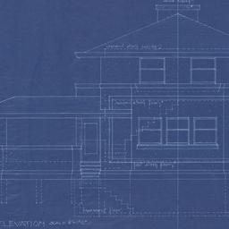 House #2: Front elevation