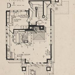 Isometric first floor plan