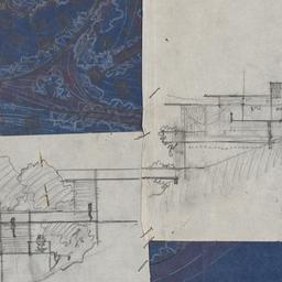 Site plan, elevation overlay