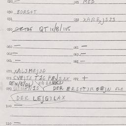 Eastern questionnaire, answ...
