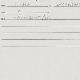 Eastern questionnaire, answ...