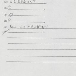 Eastern questionnaire, answ...