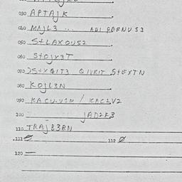 Eastern questionnaire, answ...