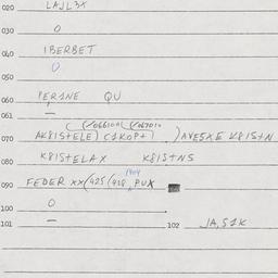 Eastern questionnaire, answ...
