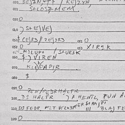 Eastern questionnaire, answ...